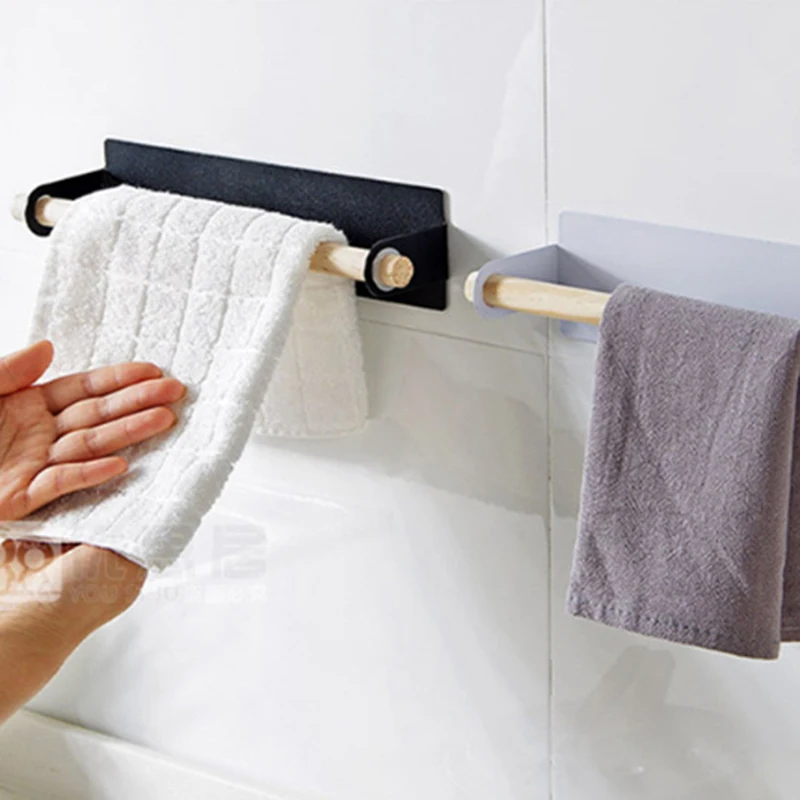 Bath Towel Holder Multifunction Wall Mounted Towel Holder Cabinet
