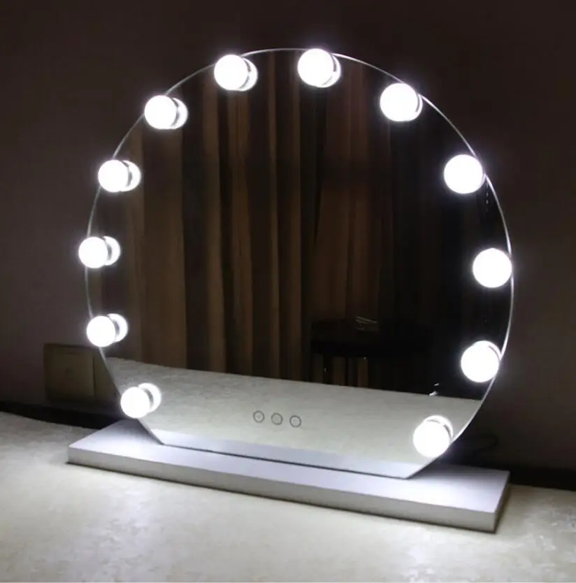 Gương Trang Điểm Beautme Hollywood Với Đèn Bàn Hoặc Gương Bàn Trang Điểm Treo Tư
