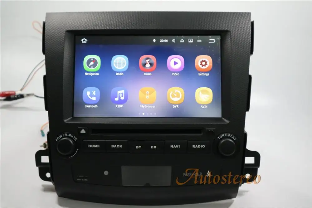 Top DSP MAX 64G Android 9 Car DVD player GPS Navigation for Mitsubishi Outlander 2006+ For Peugeot 4007 radio tape recorder headunit 5