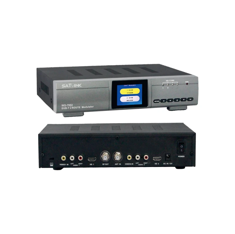 Оригинальный модулятор Satlink 7992 2 Route DVB T AV HD два маршрутизатора DM цифровой