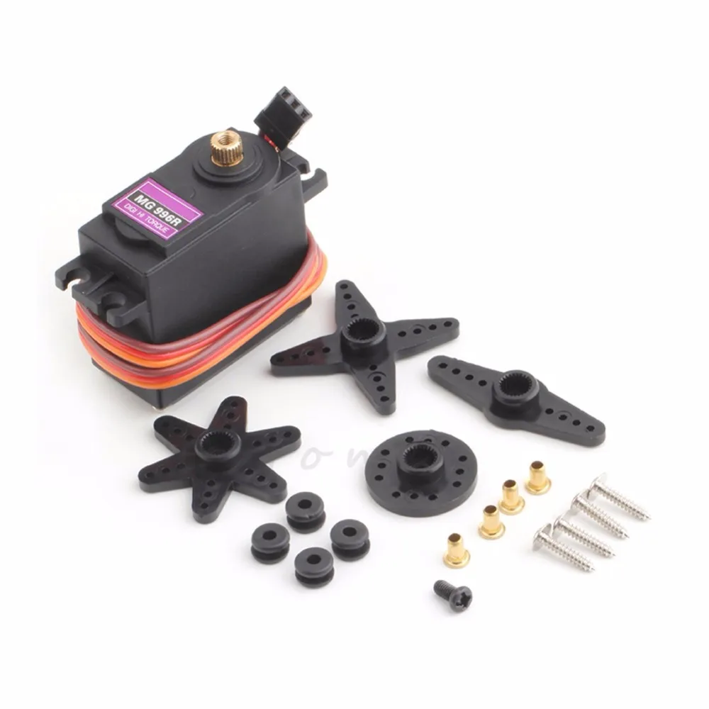 

Hot MG996R Servo High Torque Digital Metal Gear Servo for Helicopter RC Car Boat Black