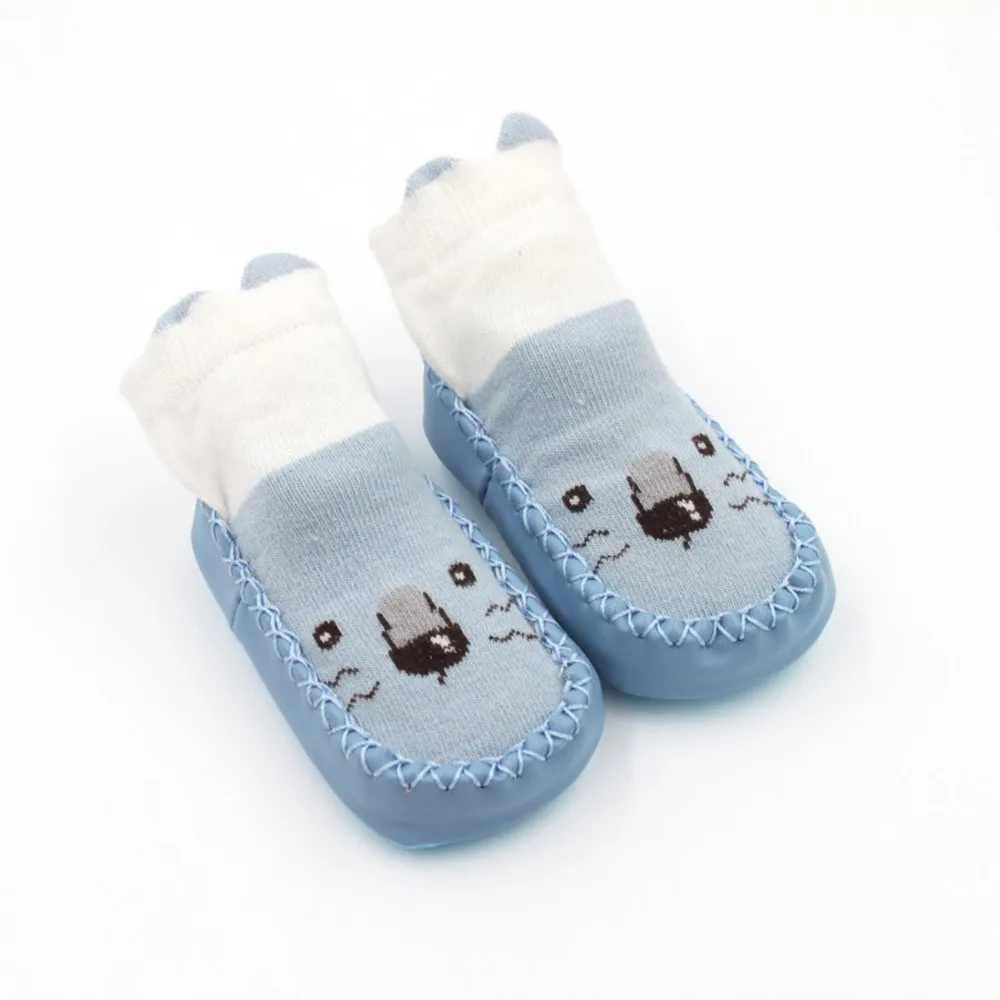 Обувь для маленьких мальчиков и девочек; нескользящие носки с рисунком для новорожденных мальчиков и девочек; Прямая поставка