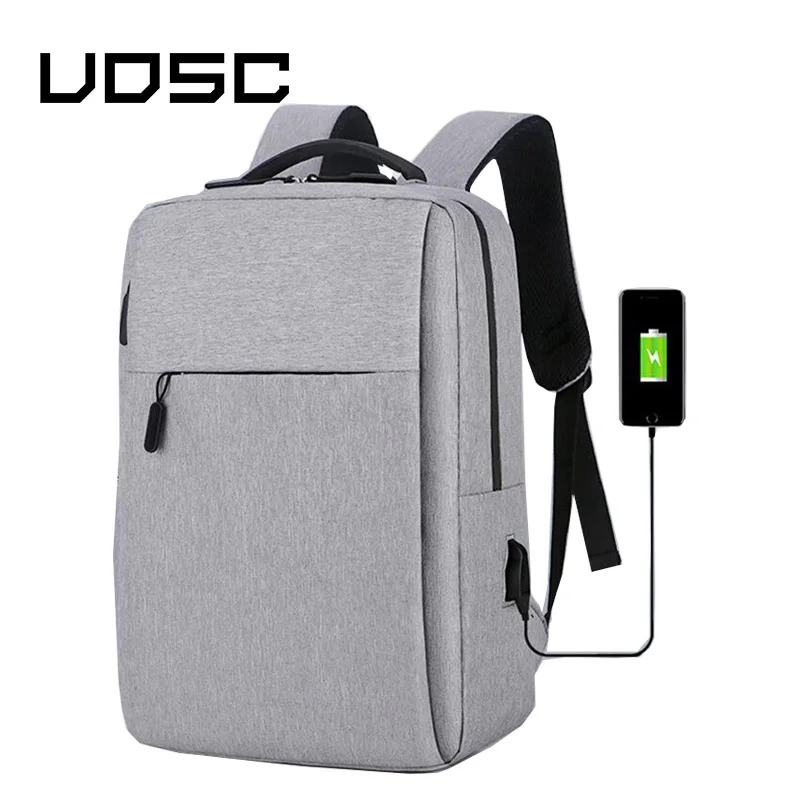 Рюкзак UOSC мужской для ноутбука 16 дюймов с Usb зарядкой противоугонная 2019|Рюкзаки| |