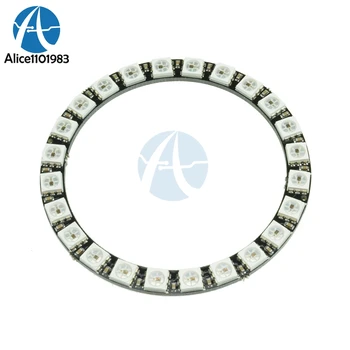 

WS2812B 24 Bits WS2812B 5050 RGB LED Rings Module Board Lamp Light RGB LED With Integrated Drivers Module RGB 24 For Arduino