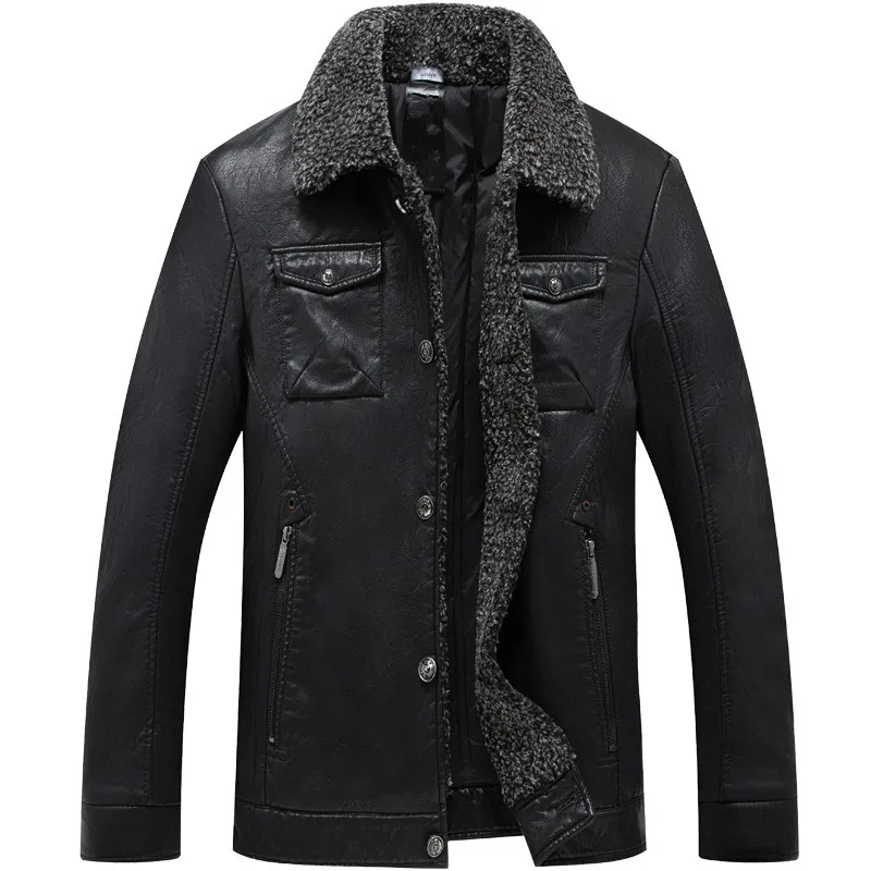 2018 Winter Men's Slim Fit Business Casual Outwear Jacket And Coat