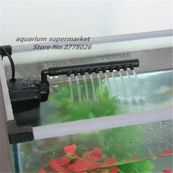 

SUNSUN 1 piece aquarium filter built-in multi-function dual-use filter submersible aerator filter charcoal filter 3w/8w/16w