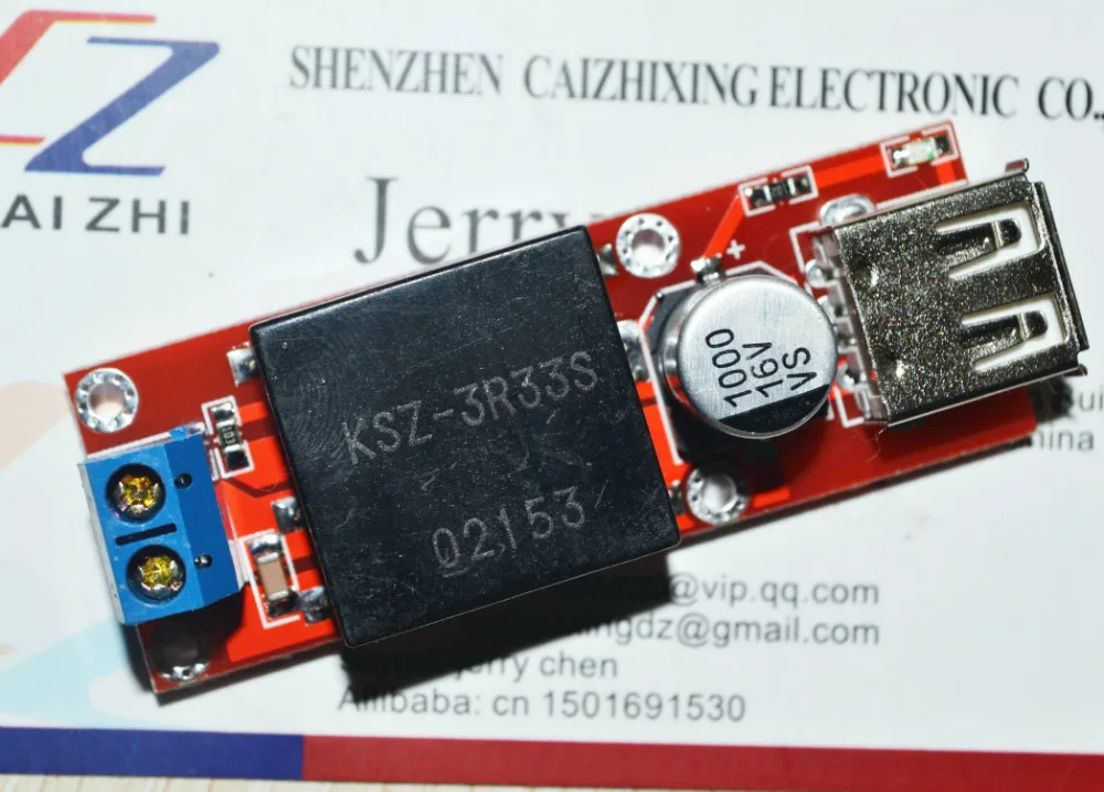 5 в USB выход преобразователь постоянного тока 7 в-24 до В 3 А понижающий модуль KIS3R33S |