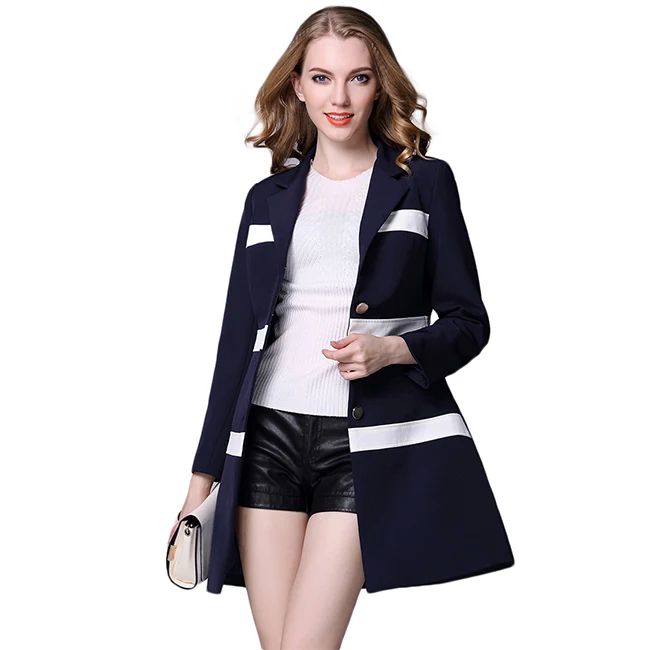 2017 Spring Autumn Slim Fit Blazer Jackets Women Fashion