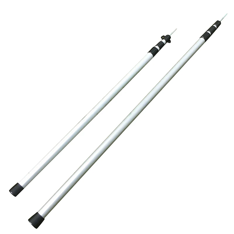 

2Pcs Adjustable 0.9 To 2.3M Outdoor Sun Shelter Support Rods Aluminum Awning Frames