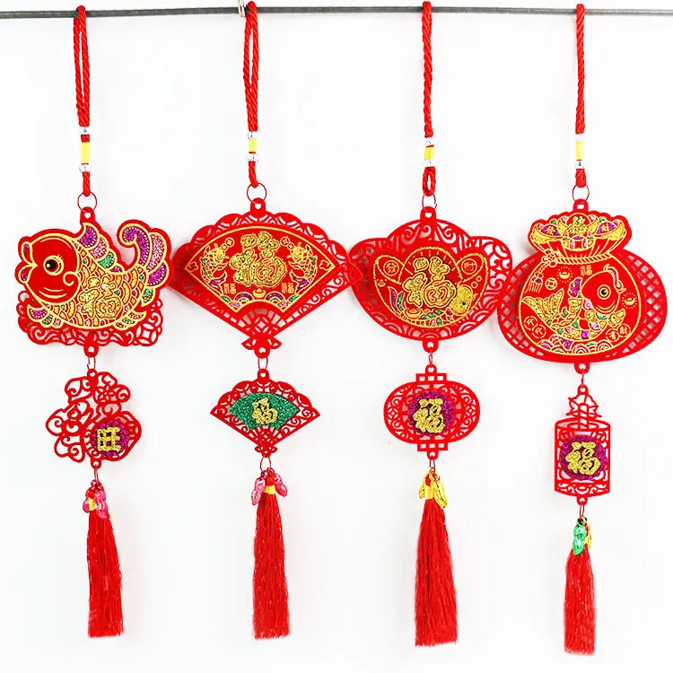 Creative Non woven NEW YEAR Hanging Decotation Spring ...