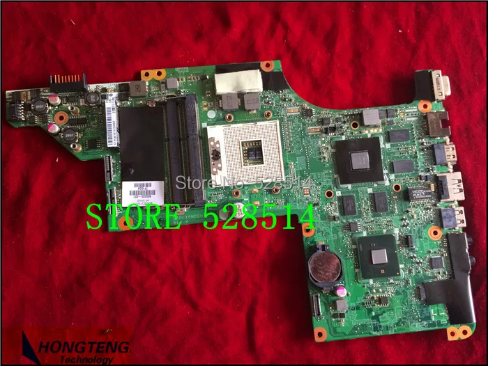 Wholesale 605320-001 laptop motherboard for HP Pavilion DV7 DV7-4000 5650/1G Notebook PC mainboard  DA0LX6MB6H1 100% Tested