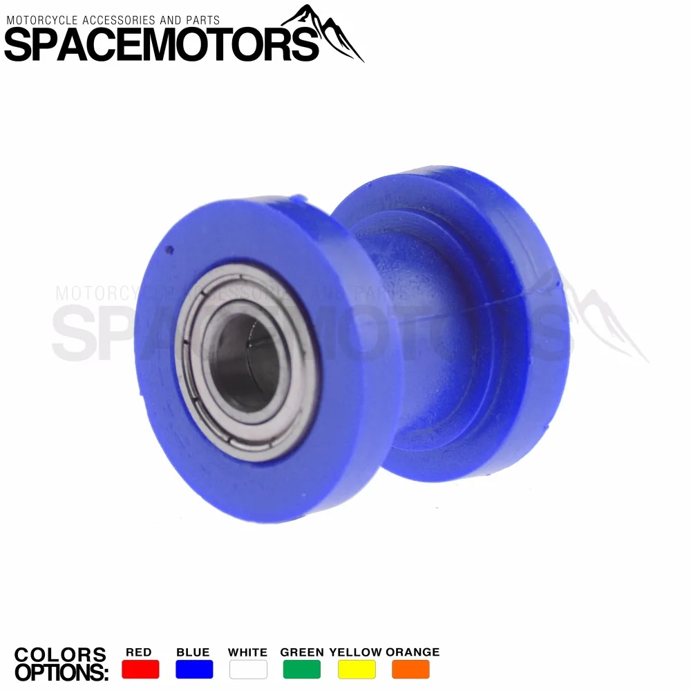 Мотоцикл 10 мм красная цепь натяжитель ролика шкив направляющая колеса 125 XR CRF 50 KLX110 Thumpstar питбайк
