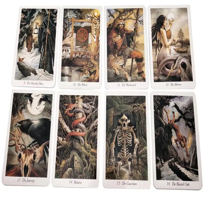 

Magic Wild Wood Tarot Card Games Read Fate Tarot Card Game For Personal Use Board Game A 78-card Deck Guidebook For Tarot Lovers
