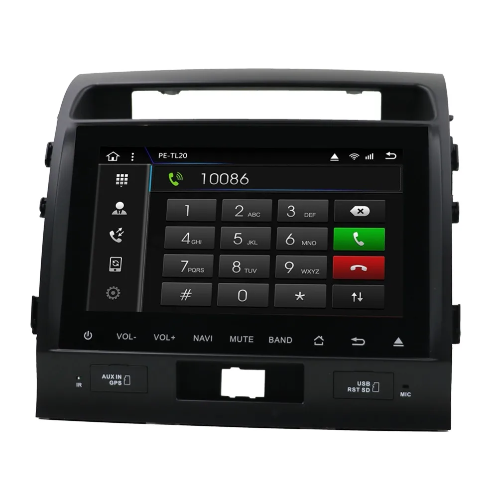 Sale KLYDE 2 Din 10.1" 8 Core Android 8.1 For TOYOTA LAND CRUISER LC200 2004- Car Radio 2+32GB Multimedia Audio Stereo 1024*600 3