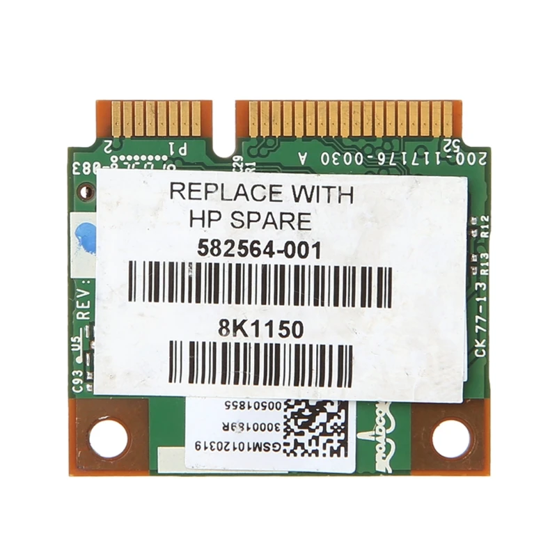 

1 Set For HP BCM943224HMS Wireless Dual Band 802.11 a/g/n Half Mini PCI-E WiFi Card New