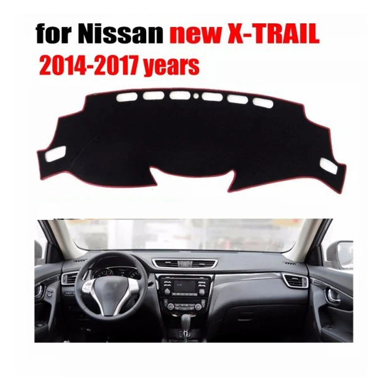 Car dashboard cover mat for Nissan New X Trail 2014 2017 years left