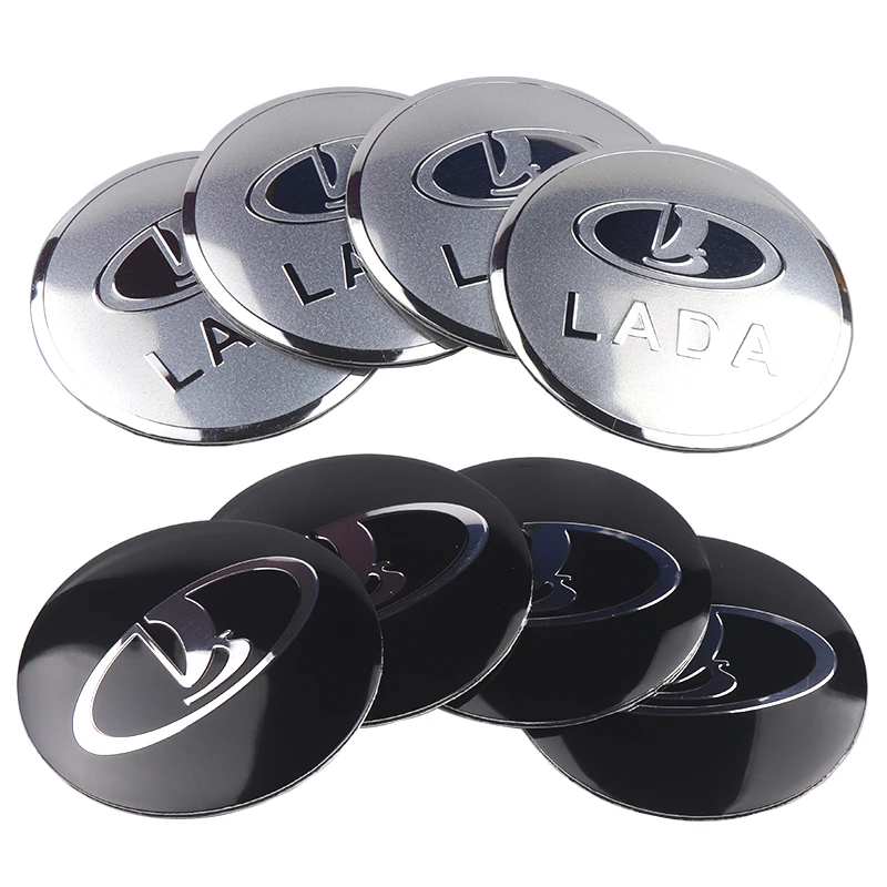 

Car Styling 4Pcs Wheel Center Hub Cap Stickers 56.5mm emblems for Lada Niva Kalina Priora Granta Largus Vaz Samara Accessories