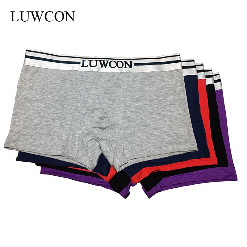 LUWCON 4pcs / Lot Soft breathable Men Underwear U convex corner men's ...