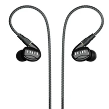 BGVP DM5 2BA+2DD Hybrid Drivers Earphones HIFI Metal Earphones with 2 Detachable Cables
