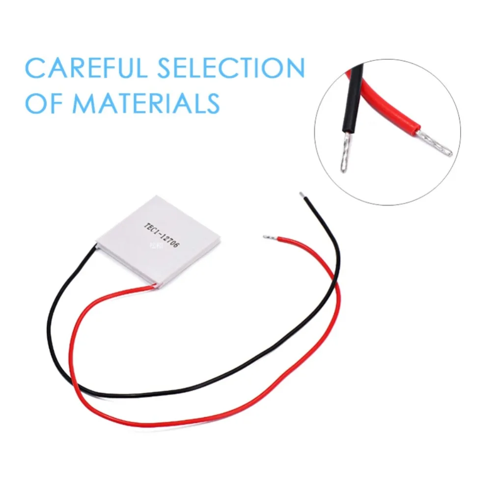 

1PCS TEC1-12706 Heatsink Thermoelectric Cooler Cooling Peltier Plate Module 40 x 40mm