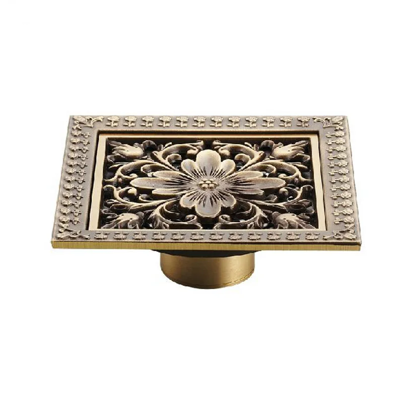 New-Arrival-Antique-Brass-12-12cm-Square-Floor-Drain-Shower-Drain-Bathroom-Furniture-HJ-8701T (1)