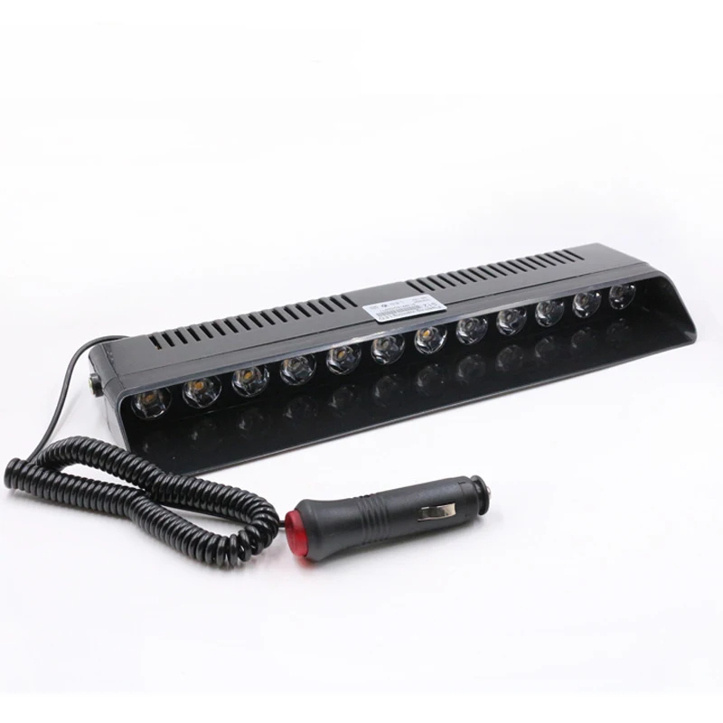

Police Light strobe Flasher warning light 12 LED Car Truck Emergency Day Running Flash Led strobe light