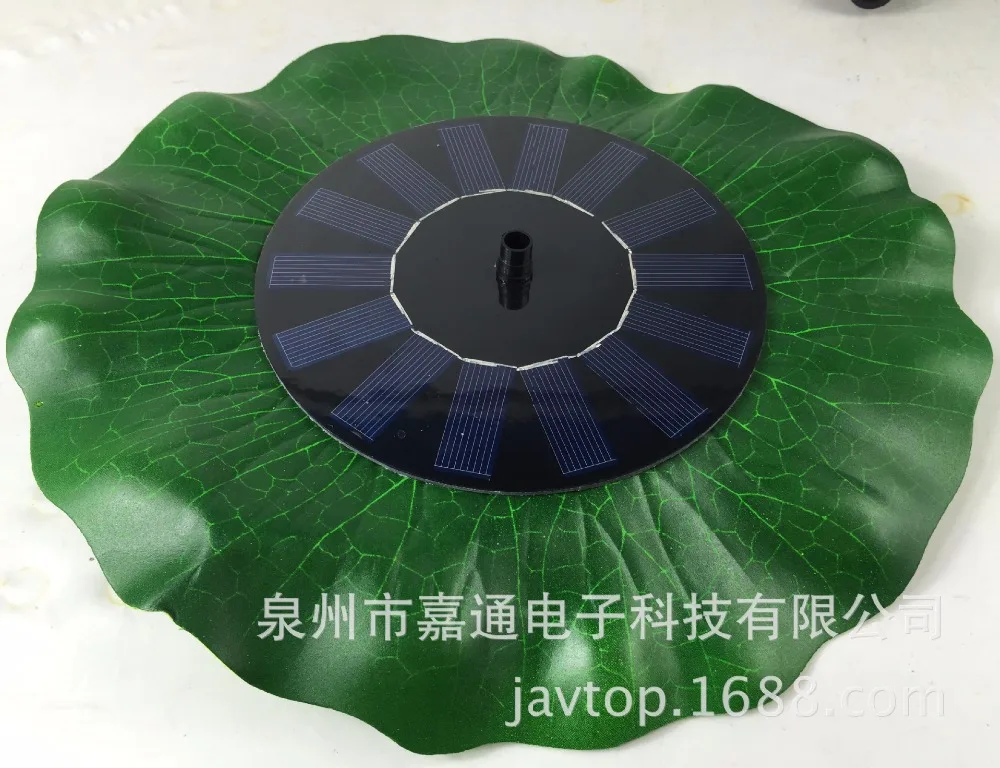 Solar Fountain Solar Water Pump Brushless Motor Vacuum Pump Landscape Submersible Pumps Floating Lotus Leaf Pond Pool 6