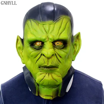 

Captain Marvel Avengers: Endgame Masque Costumes Carol Danvers Latex Masks Movie Mask Halloween Costumes Cosplay Prop New
