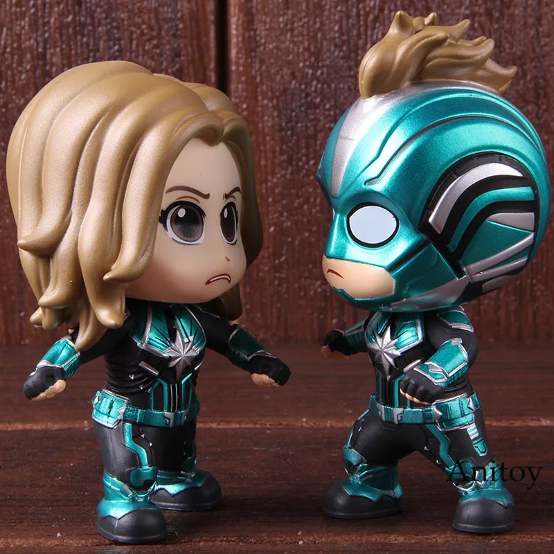 Marvel Comics Captain Marvel Toy Masked Starforce Version Heros Figure Collectible PVC Movie Action Figure Model Toy