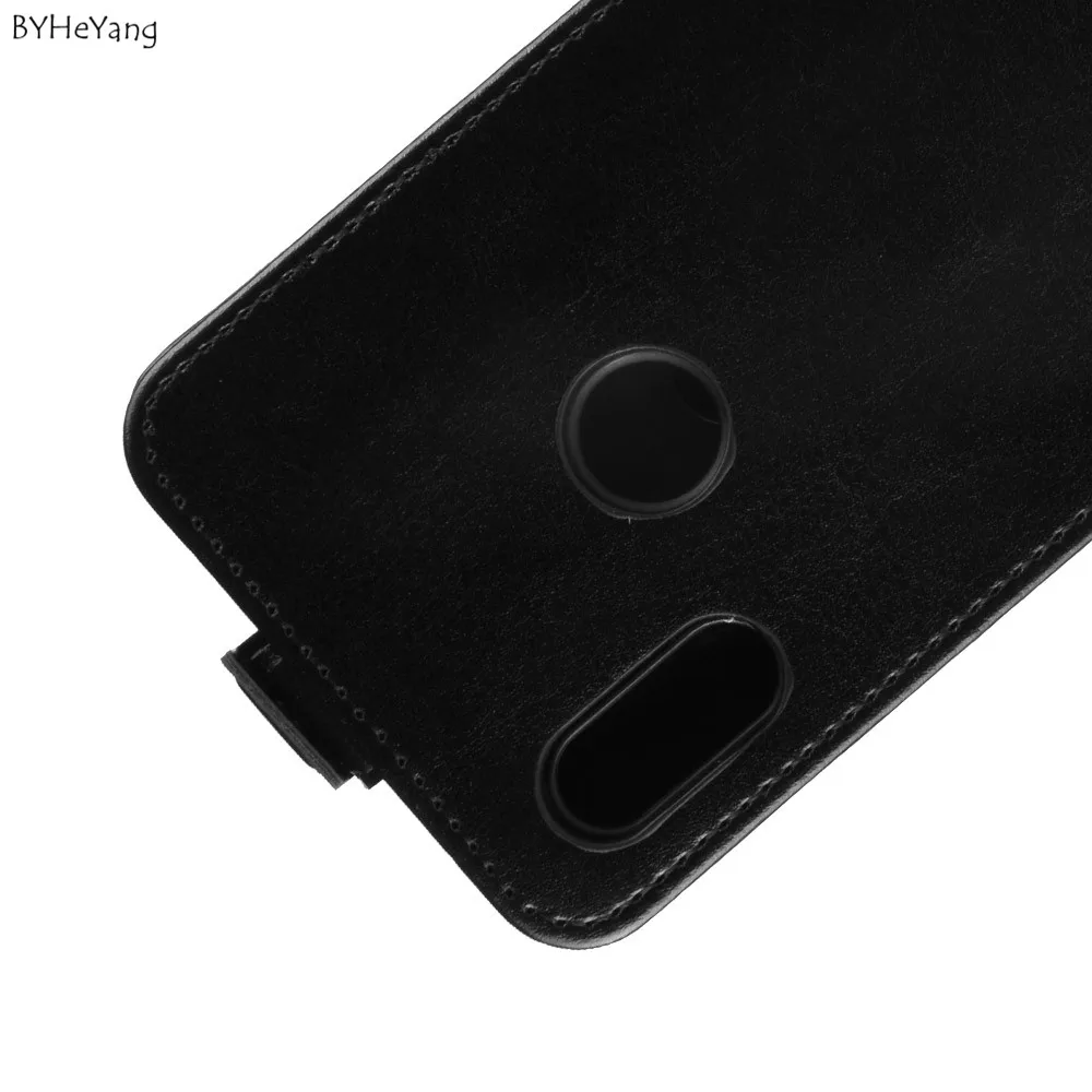 Чехол для Huawei Y6 2019 Вертикальный флип кейс из искусственной кожи 6 09 '' защитный