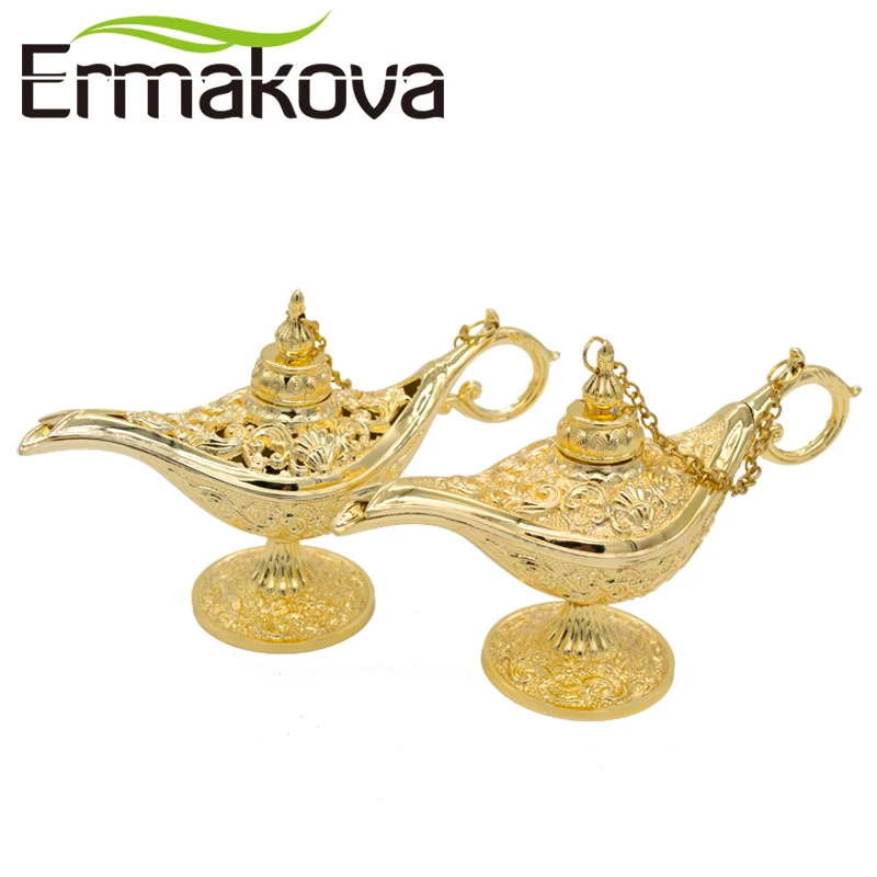ERMAKOVA Legend волшебный Джинн светильник лампа горшок классический благовония горелки для подарка украшение лампа джинна желая масляная лампа
