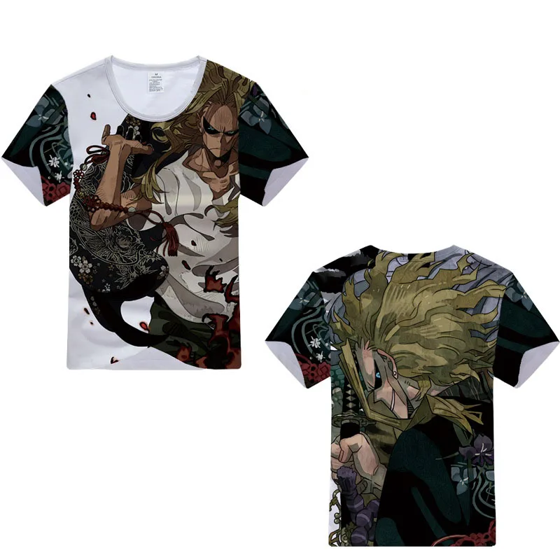 Cosroad Boku No My Hero Academia Cosplay T Shirt Midoriya Izuku All Might Costumes Men and Women Short Sleeve Summer T-shirts 1 (5)
