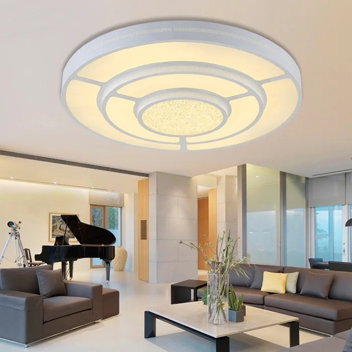 

Modern ceiling LED living room Ceiling Lights rectangular simple modern bedroom dining room atmosphere round shaped FG158