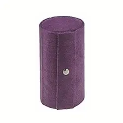 Фланелевый цилиндр три-крепление хранение шкатулка ретро шкатулка для украшений портативная подарочная коробка