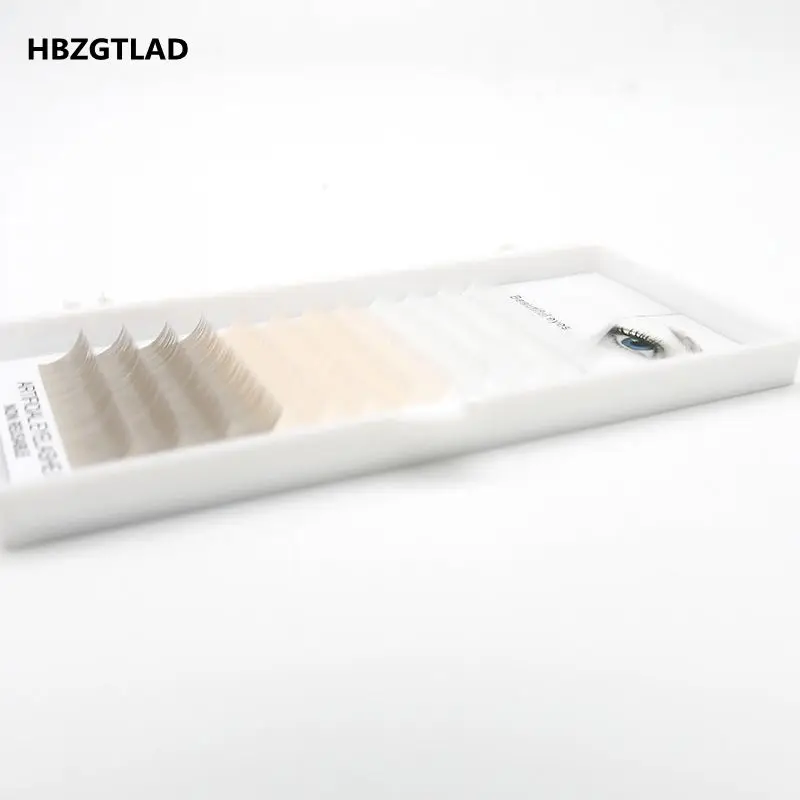 HBZGTLAD C/D 0,07/0,1 мм 8-15 мм Ложные ресницы синий+ зеленый+ фиолетовый+ серый ресницы индивидуальные цветные ресницы из искусственной кожи, ресниц для наращивания