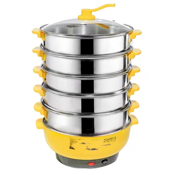 

Large Capacity electric steamer food steamer pot electric lunch box free shipping heater stew and steam pot dropshipping