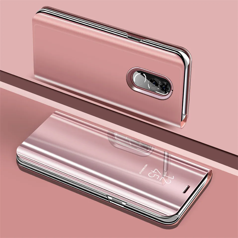 Mirror Flip Case For Huawei Mate 10 lite Mate 9 10 pro 15