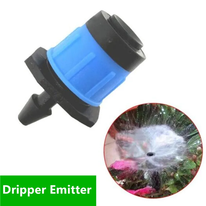 

100pcs/pack Adjustable Vortex Sprayer on Threads for Drip Irrigation Systems Bubble Dripper Emitter Greenhouse Watering N135