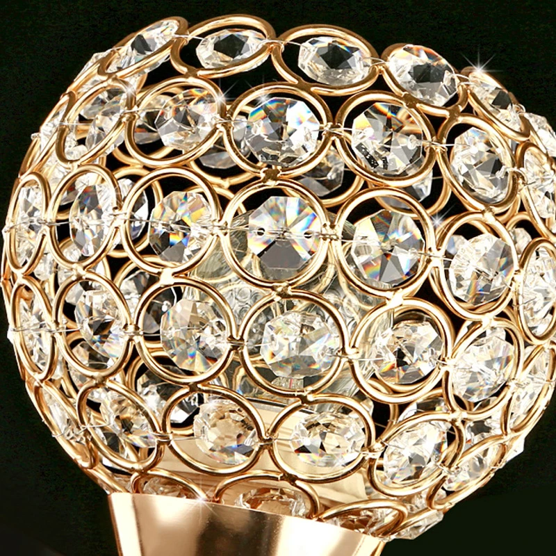  Modern Art High Grade Crystal E27 Wall Lamp European Luxury Style LED Wall Light For Home Indoor Be - 32949926493