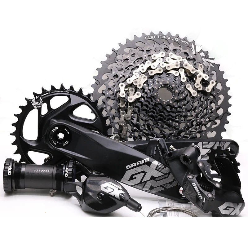 SRAM GX EAGLE 1x12 s 10-50 т Скорость Groupset комплект DUB 170 175 мм триггерный переключатель передач задний переключатель кассета с цепью шатуны