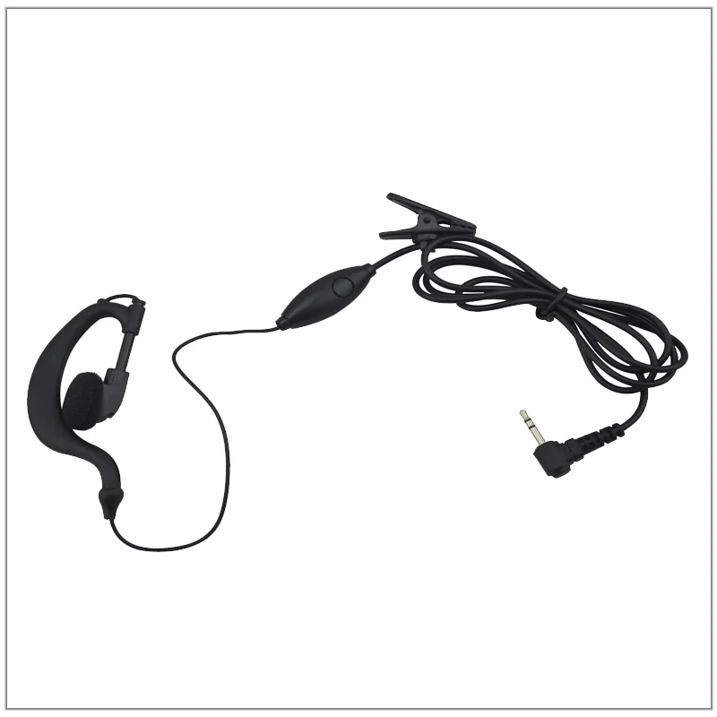 

Single-Wire G-style Earpiece Ear Loop with PTT 1-pin 2.5mm JACK for Uniden Radio GMR3699-2CK PMR845 GMRS480 FRS1400-2 TR620