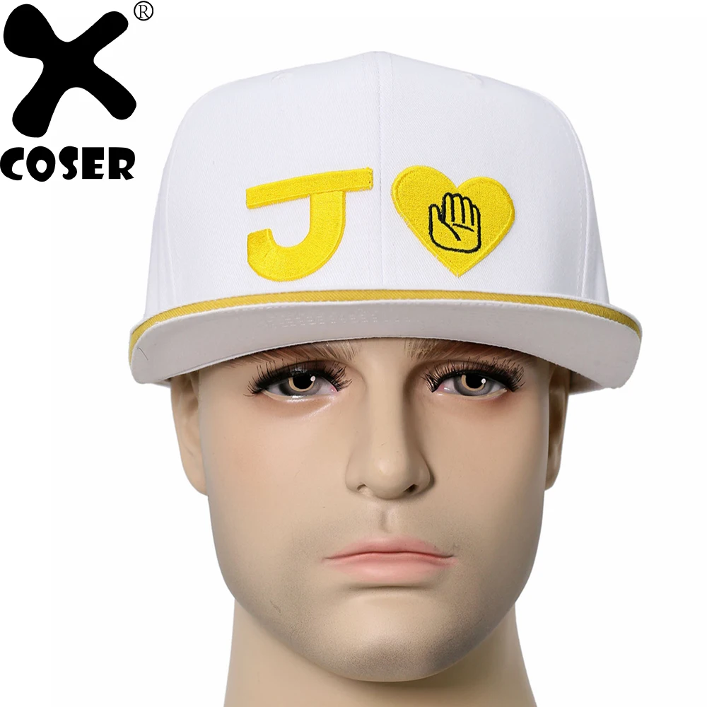XCOSER аниме JoJo невероятное приключение Бейсбол фуражка шляпы для косплея Для