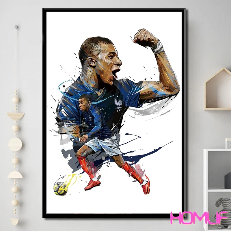 

Diamond embroidery Kylian Mbappe PSG France World Champion diamond painting cross stitch diamond mosaic picture of rhinestones