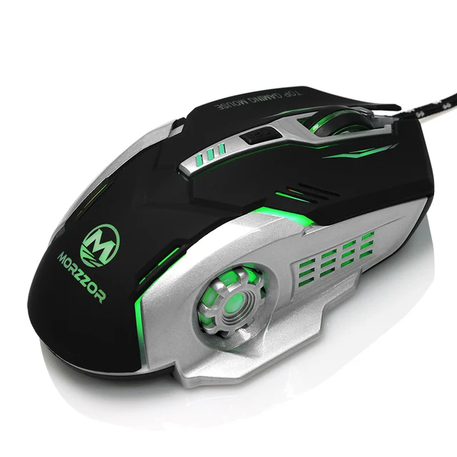 Cheap 2017 New 3200DPI  Wired Macro Programming Gaming Mouse USB Optical Gamer Game Mice for Computer Laptop PC CS Dota LOL Bloody