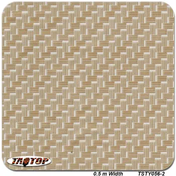 

TSTY056-2 Rose Gold Transparent Carbon Fiber Design Pattern 0.5m *2m Hydrographic Film PVA Water Transfer Printing Film