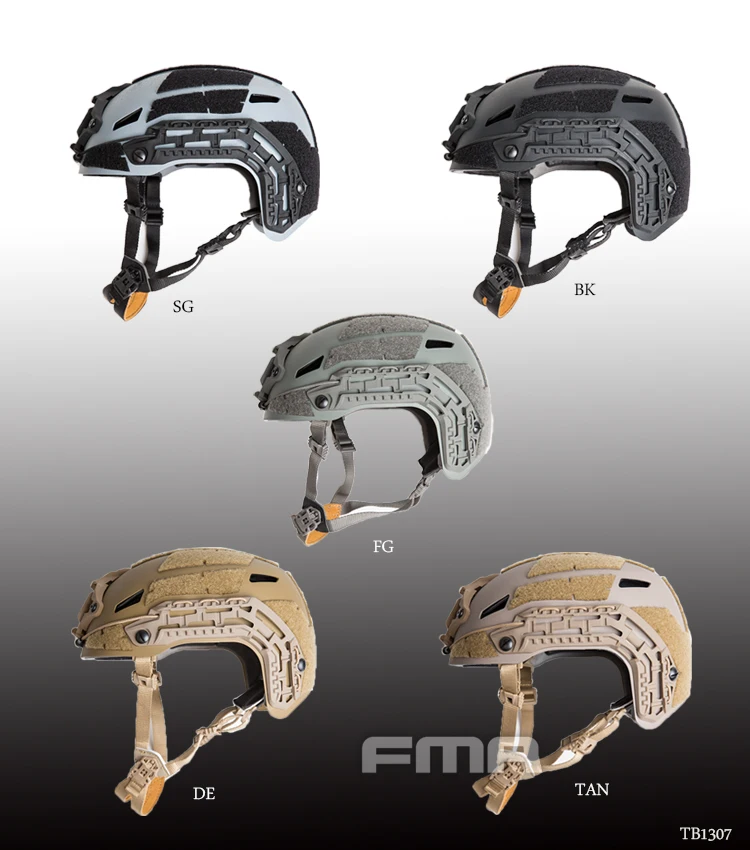 FMA Tactical Caiman Ballistic Helmet Space Grey Climbing Helmet TB1307 BK 