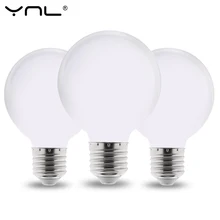 La Vía Láctea E27 bombilla de luz LED 220V 110V 85-265V Lampada LED lámpara G80 G95 G125 ampolla bombilla LED frío/caliente blanco para la lámpara de araña