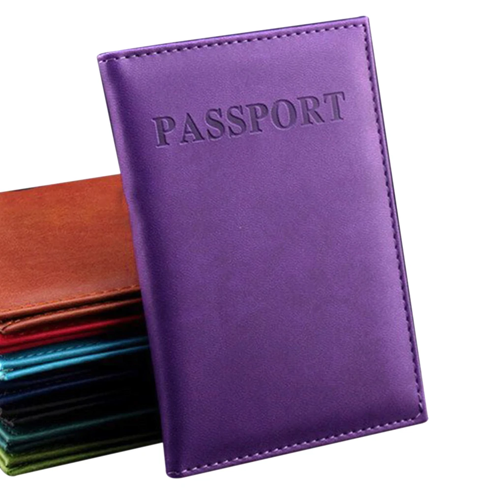 Высокое качество унисекс Обложка для паспорта 6 цветов универсальные отделения для паспорта и билетов Обложка на паспорт Чехол для