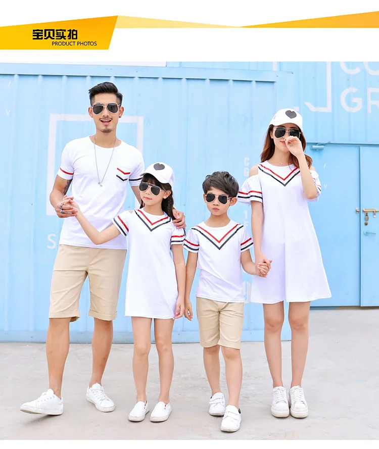 Семейные комплекты; платье для мамы и дочки; одинаковые футболки для папы и сына; семейный образ; платье для девочек; футболка для мальчиков