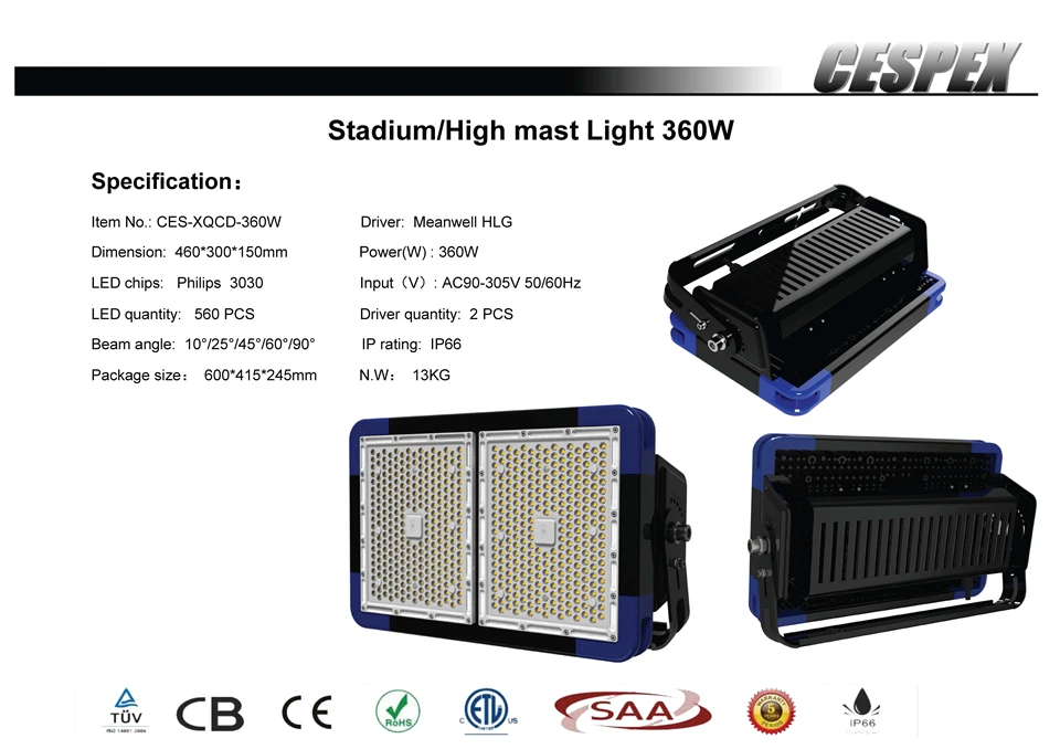200W-1440W LED stadium light__2